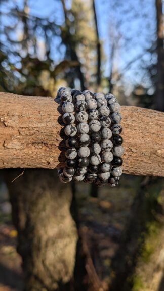 Rannekoru, Lumihiutale obsidiaani